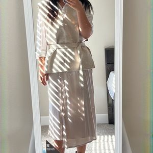 Wrap style midi skirts